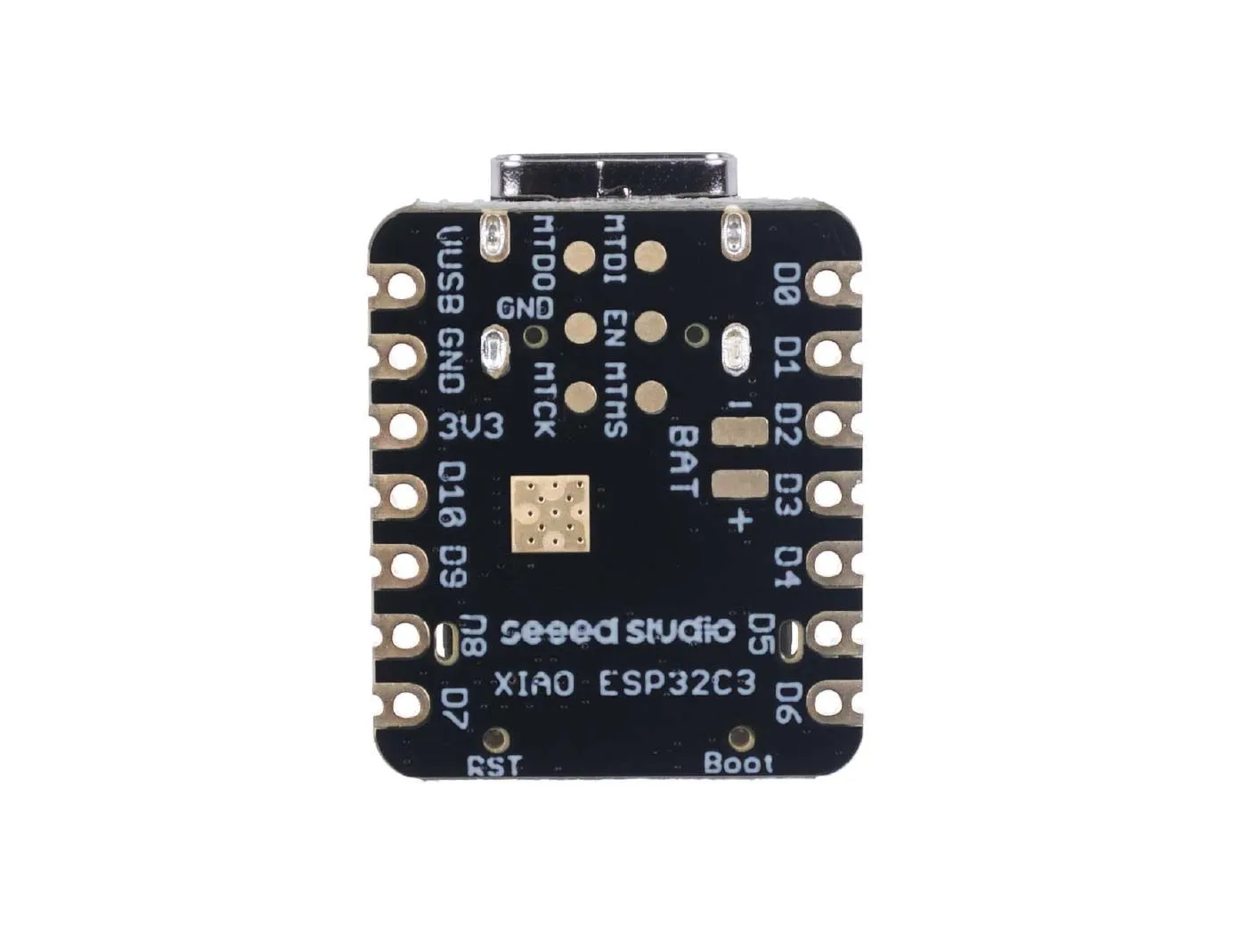 Seeed Studio XIAO ESP32C3 - Cost-effective tiny microcontroller with complete Wi-Fi subsystem and BLE, battery charge supported, power efficiency and rich Interface