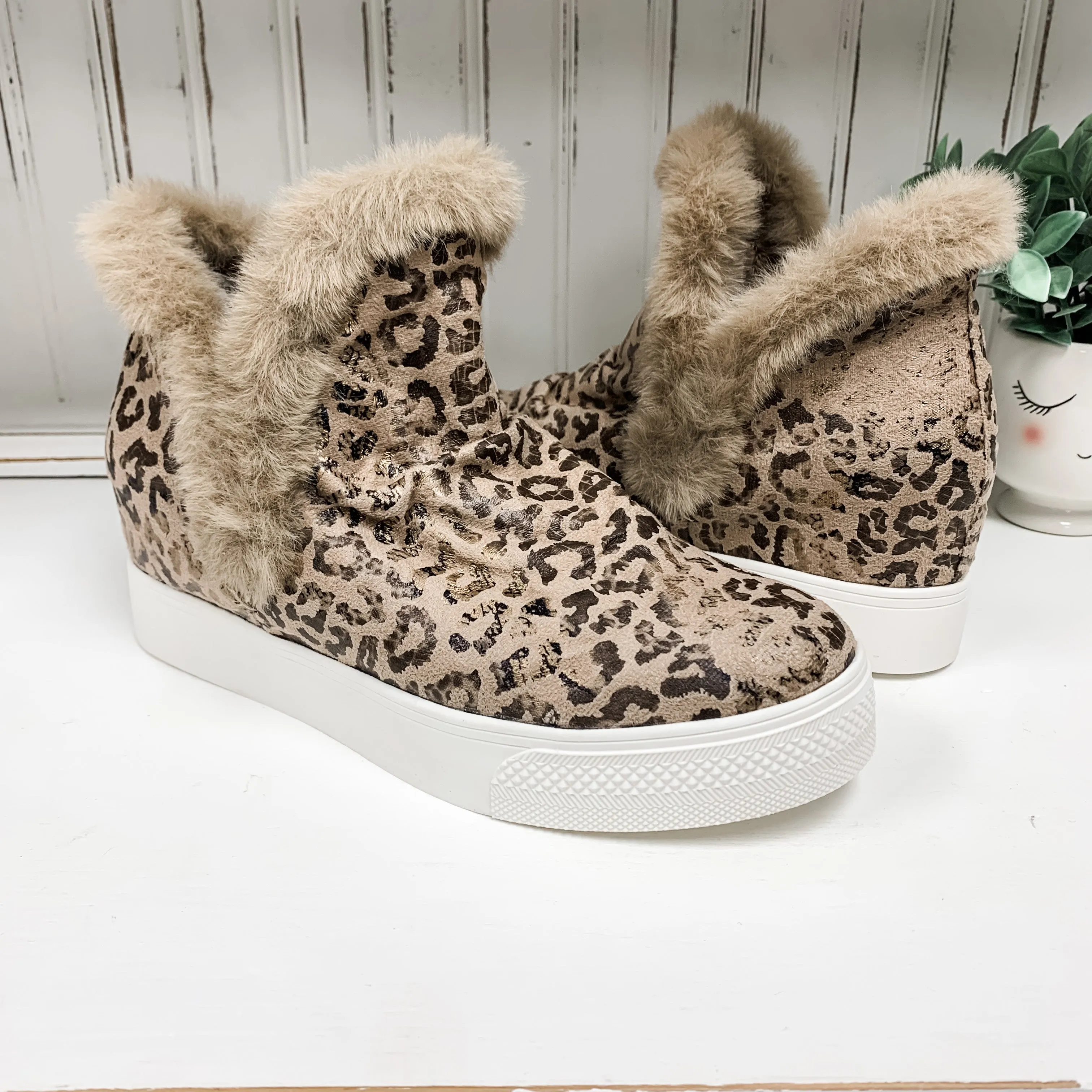 Shantell Boot- Tan Leopard