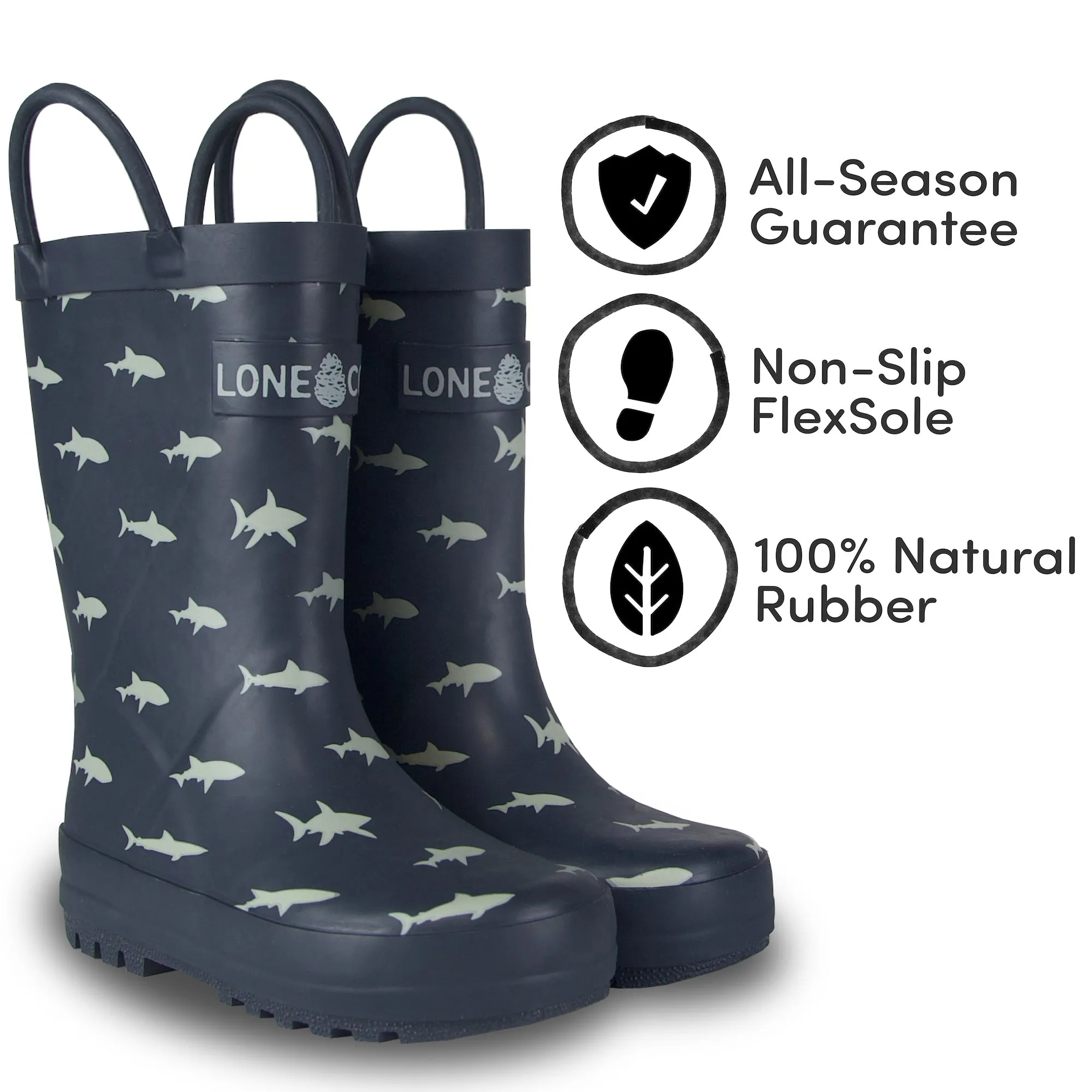 Sharks Matte Rain Boot