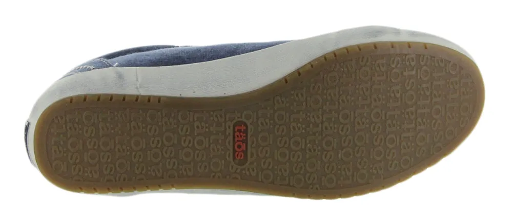 Star in Blue Washed Canvas by Taos Footwear