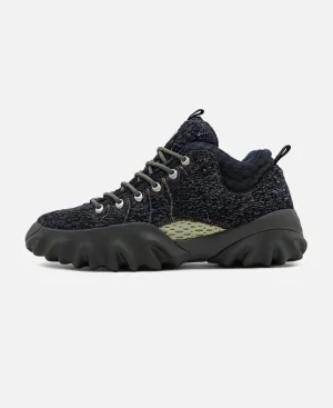 Suede Edge Boot (Navy)