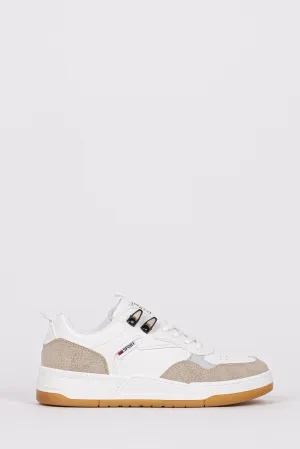 TEXTURED CONTRAST SNEAKERS