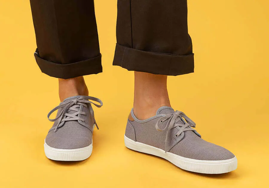 TOMS Mens Canvas Casual Shoes - Grey