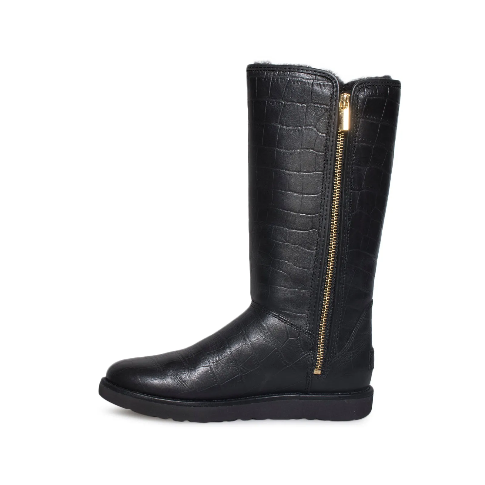 UGG Abree II Croco Black Boots