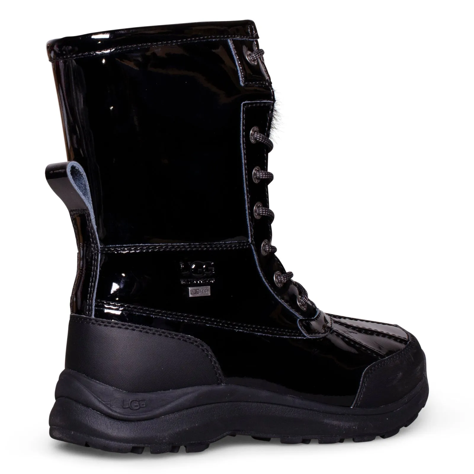 UGG Adirondack III Patent Black Boots - Women's