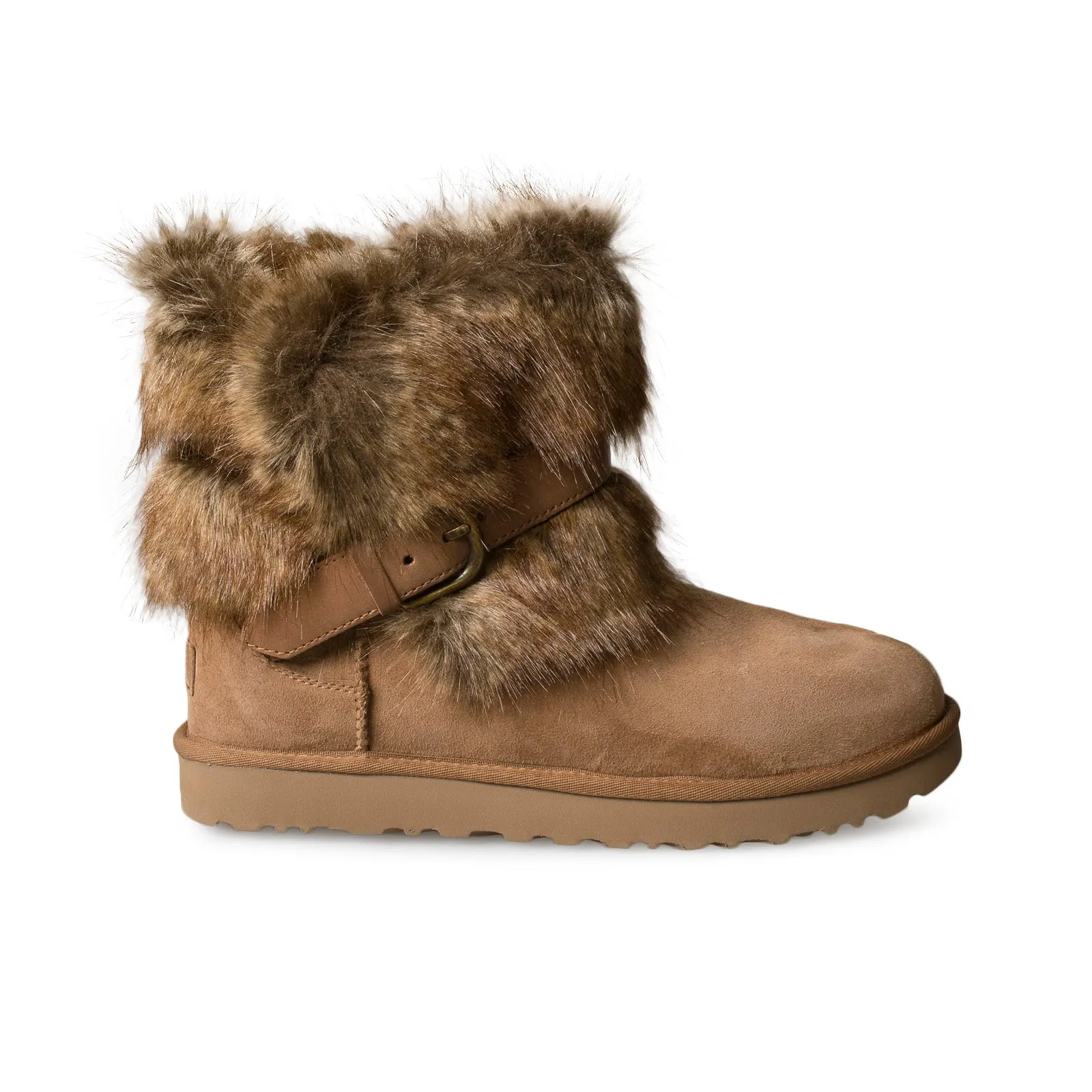 UGG Classic Buckle Mini Chestnut Boots - Women's