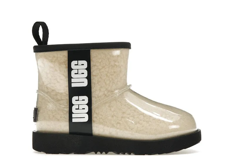 Ugg Classic Clear Mini Ii Boot Natural Black (Kids)