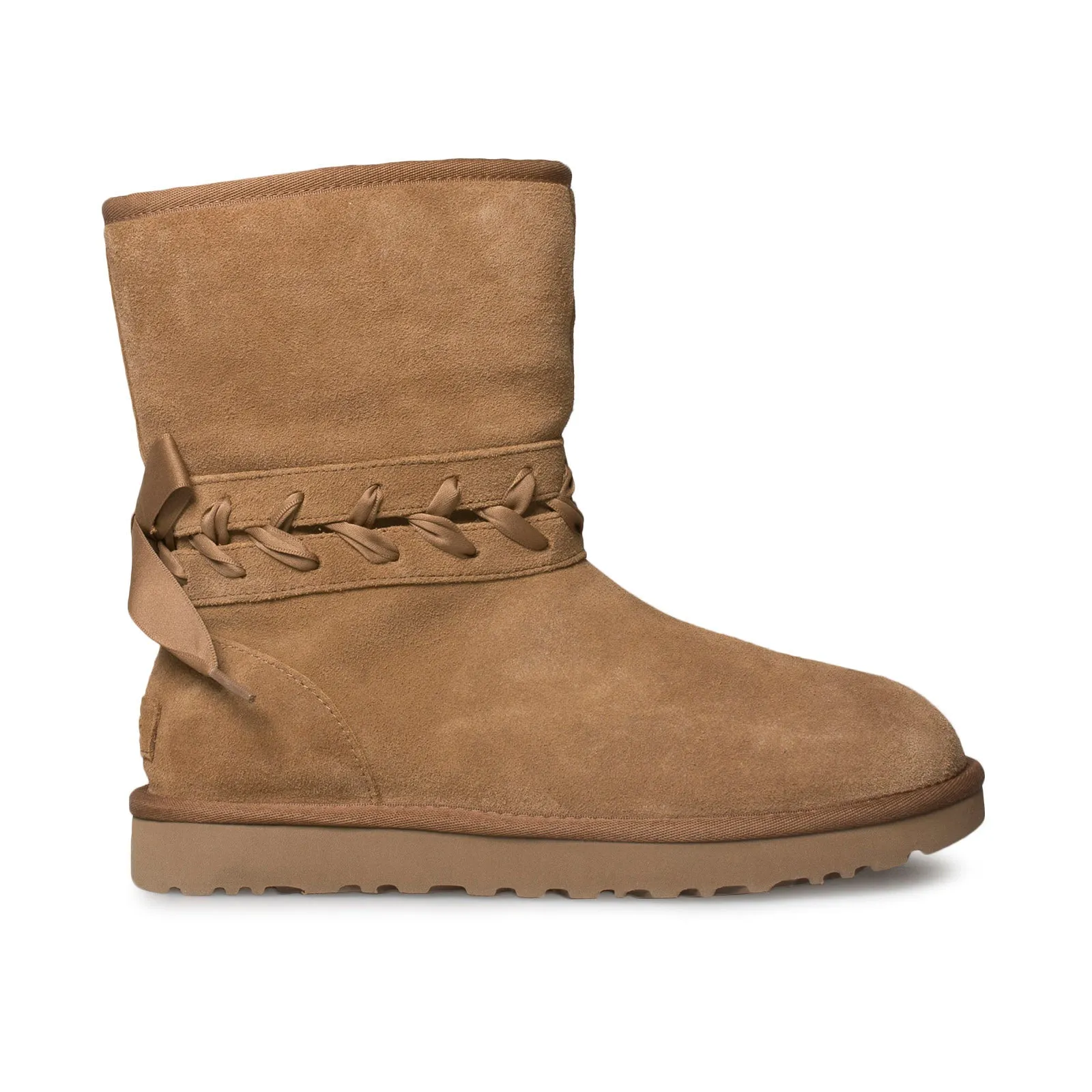 UGG Classic Lace Short Chestnut Boots - Women's