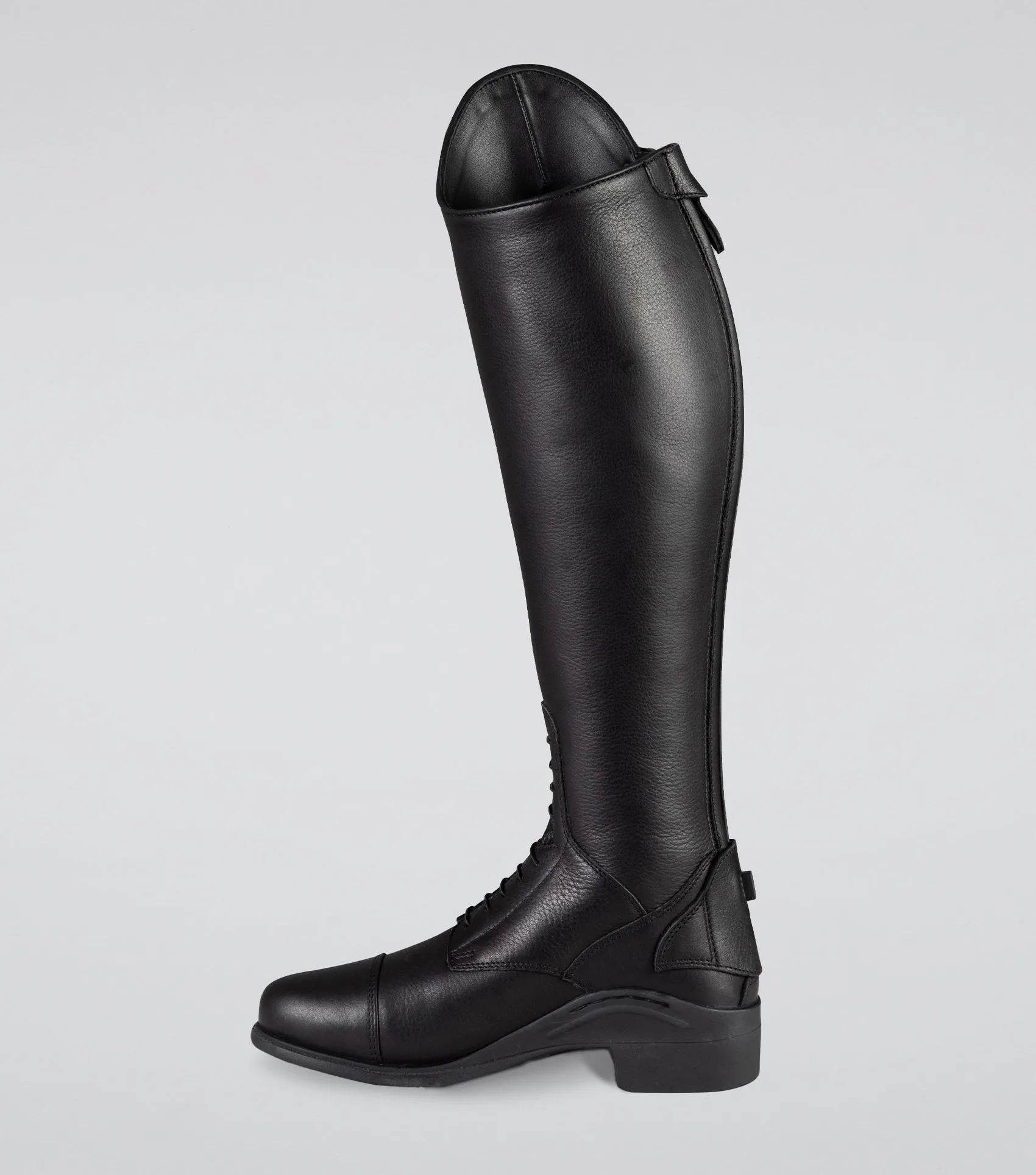 Vallardi Ladies Leather Field Tall Riding Boot Black