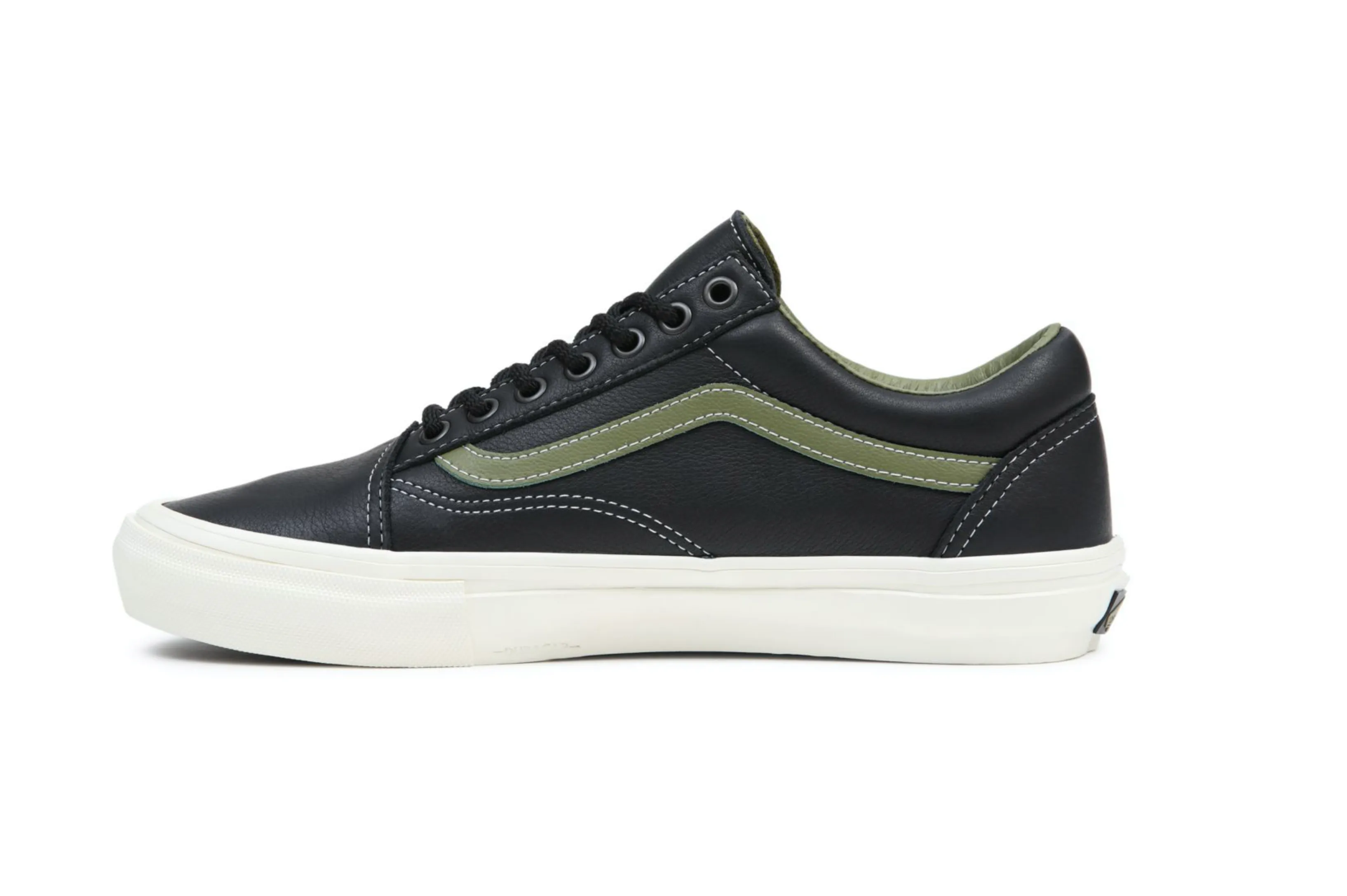 Vans Old Skool - Butter Leather Black/Green