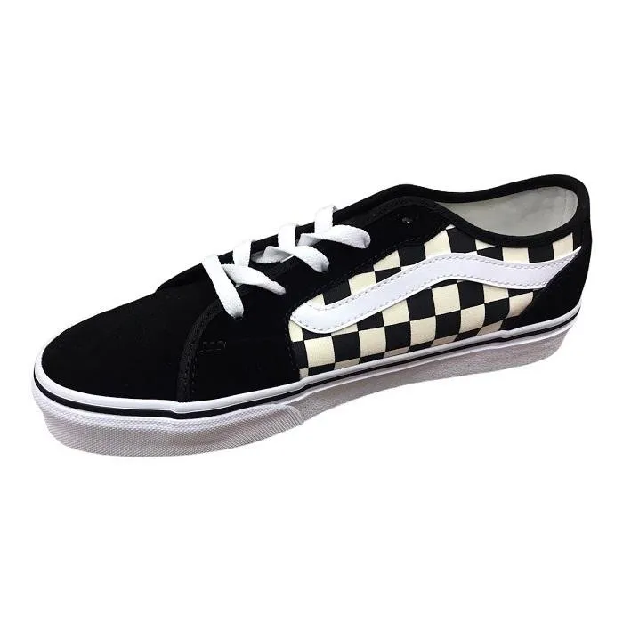 Vans scarpa sneakers da donna a fantasia scacchi Filmore Decon VN0A45NM5GX1 nero bianco