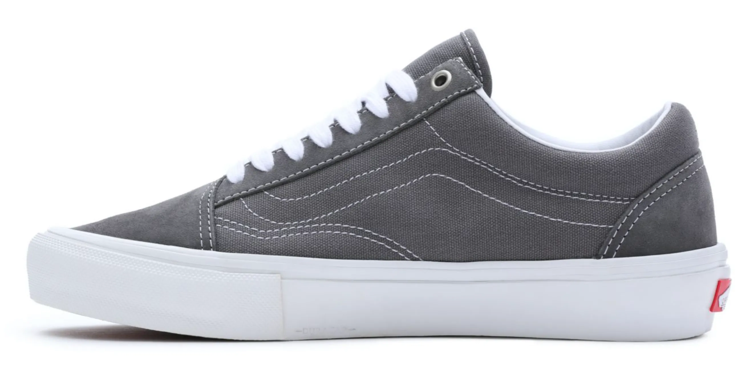 Vans Skate Old Skool Pro - Pewter/True White