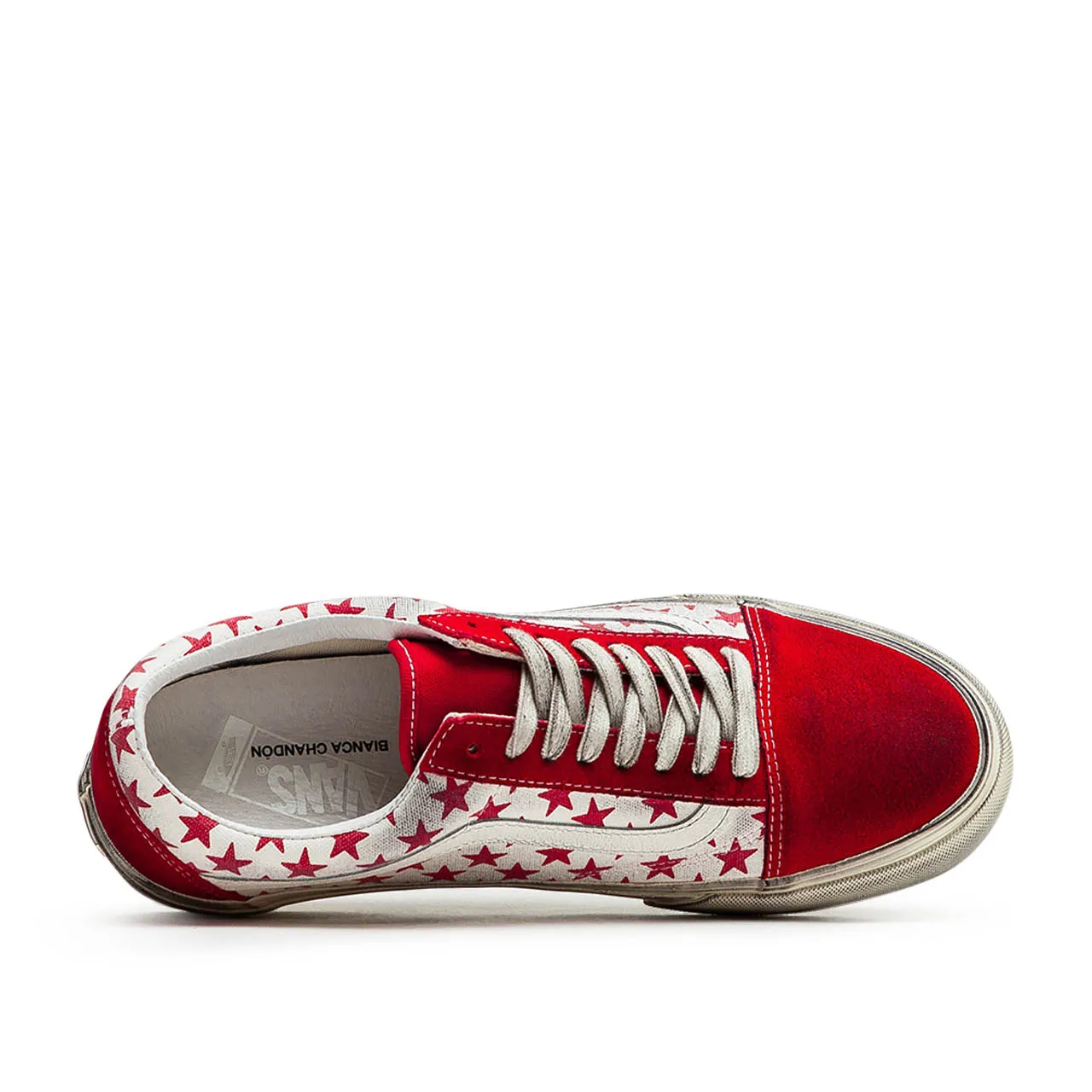 vans vault x bianca chandôn ua old skool vlt lx (red / white)