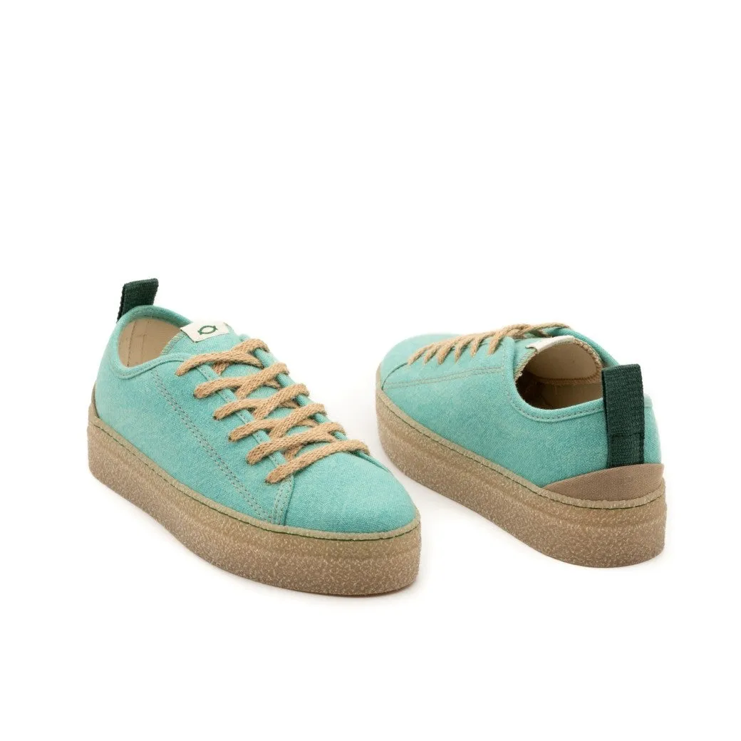 Vegan sneaker aqua FIO006