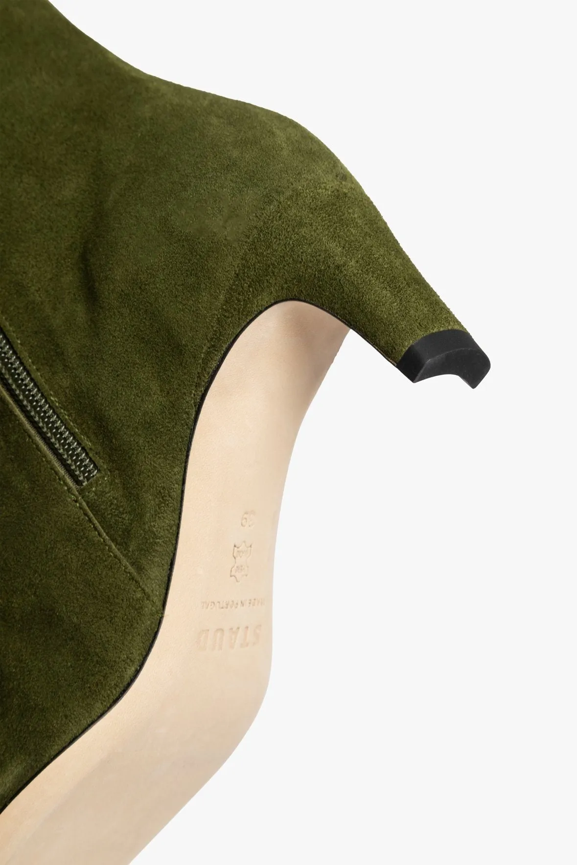 WALLY ANKLE BOOT | OLIVE SUEDE