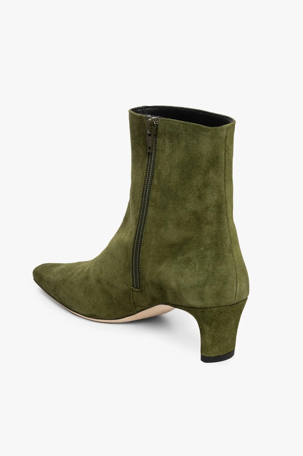 WALLY ANKLE BOOT | OLIVE SUEDE