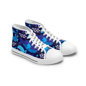 Whale Sea Creature Women's High Top Sneakers