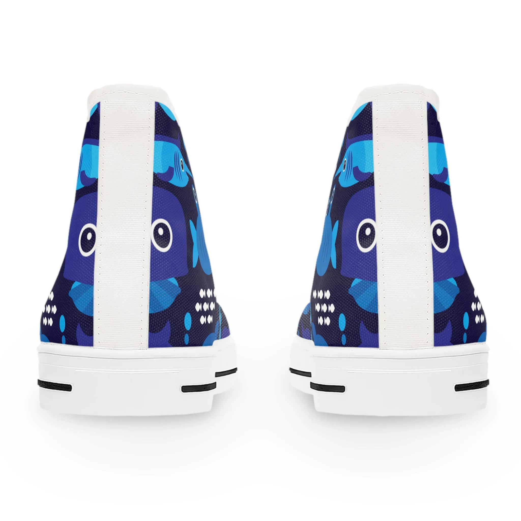 Whale Sea Creature Women's High Top Sneakers