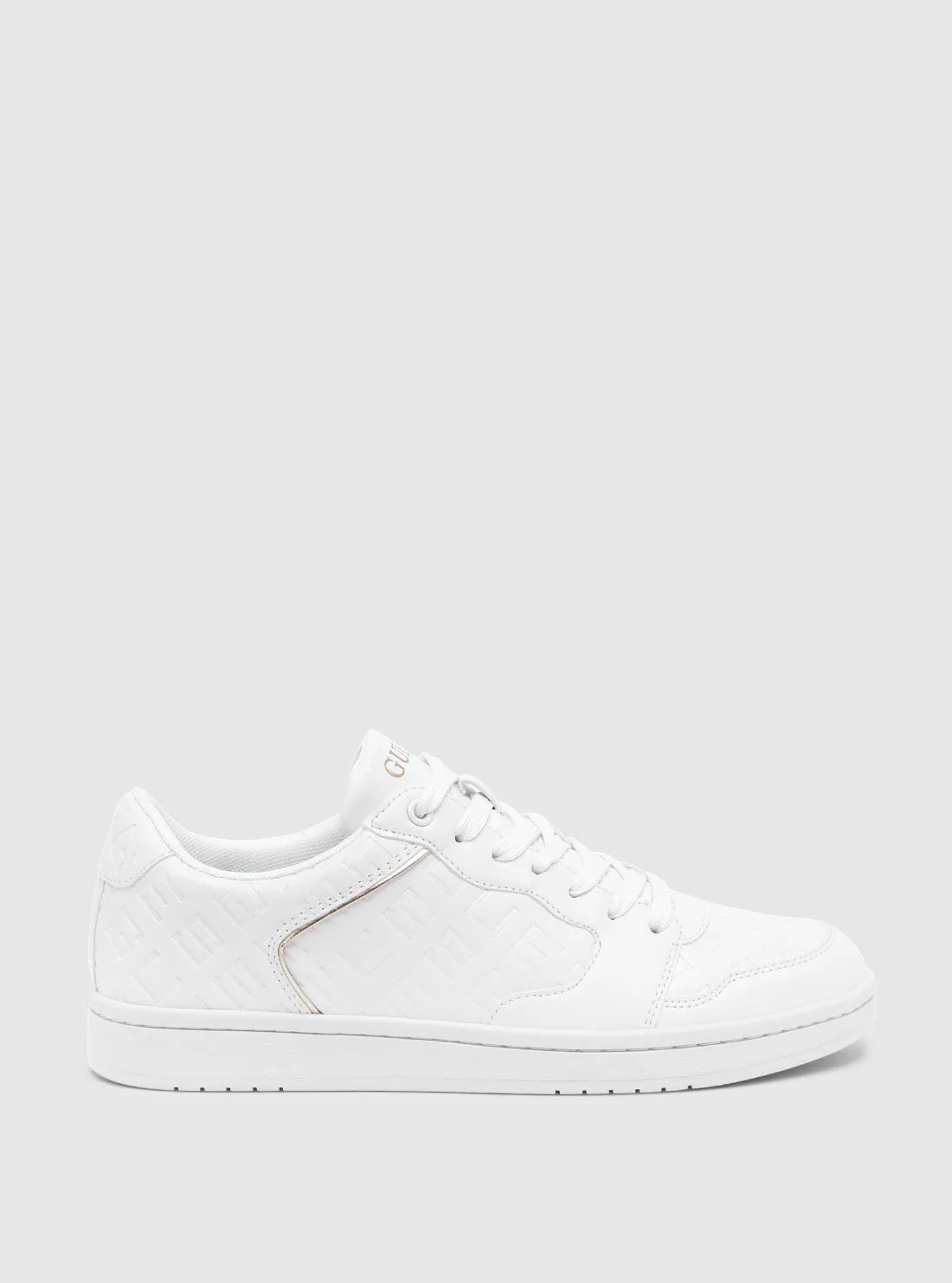 White Loovie Low-Top Sneakers