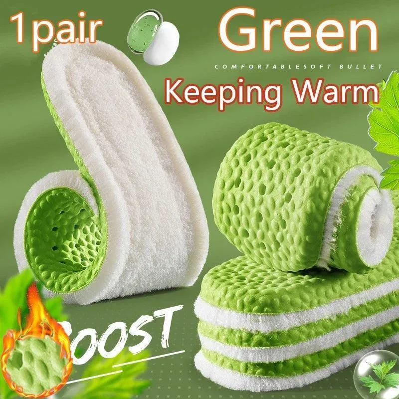 Winter Bliss Self-Heating Memory Foam Insoles for Cold Weather Comfort