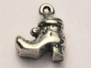 Witch Boot Genuine American Pewter Charm