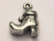 Witch Boot Genuine American Pewter Charm