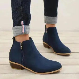 Women's Casual Shoes With Thick Heels Boot Shoes for Women