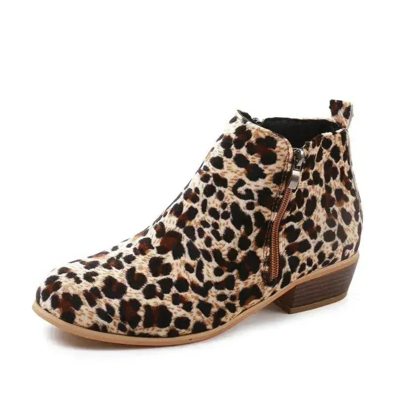 Women's Casual Shoes With Thick Heels Boot Shoes for Women