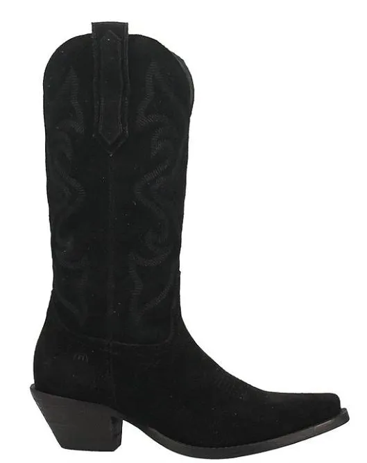 Women's Dingo Outwest Suede Boot- Black