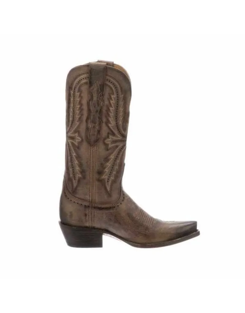 Women's Lucchese Brown Distressed Boot