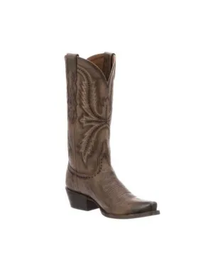 Women's Lucchese Brown Distressed Boot