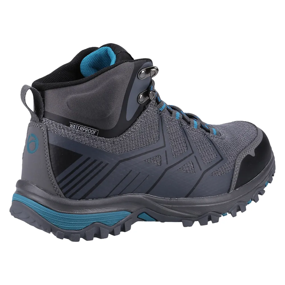 Wychwood Recycled Hiking Boots Grey/Blue