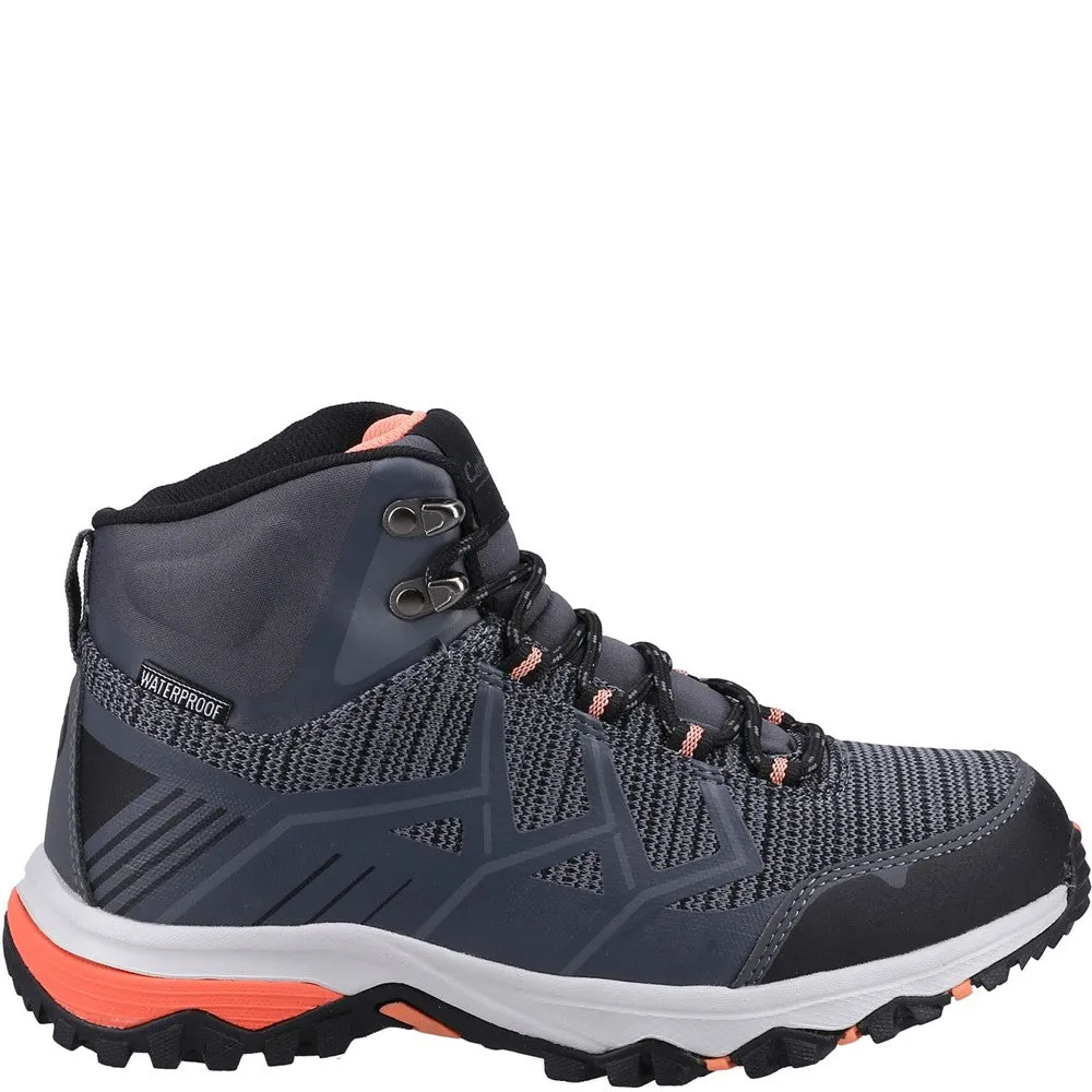 Wychwood Recycled Hiking Boots Grey/Coral