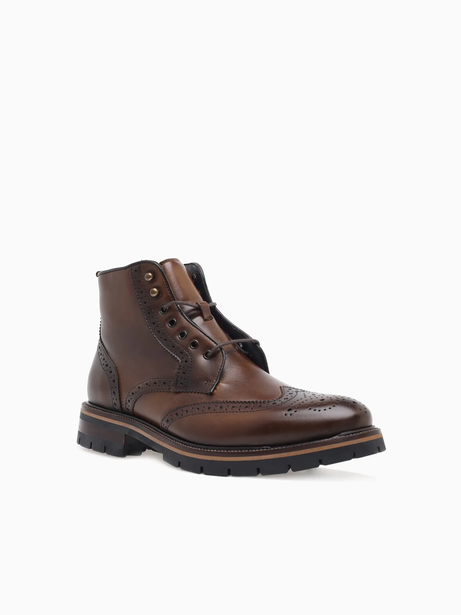 Xc Flex Cody Wingtip Zip Boot  Tan Leath